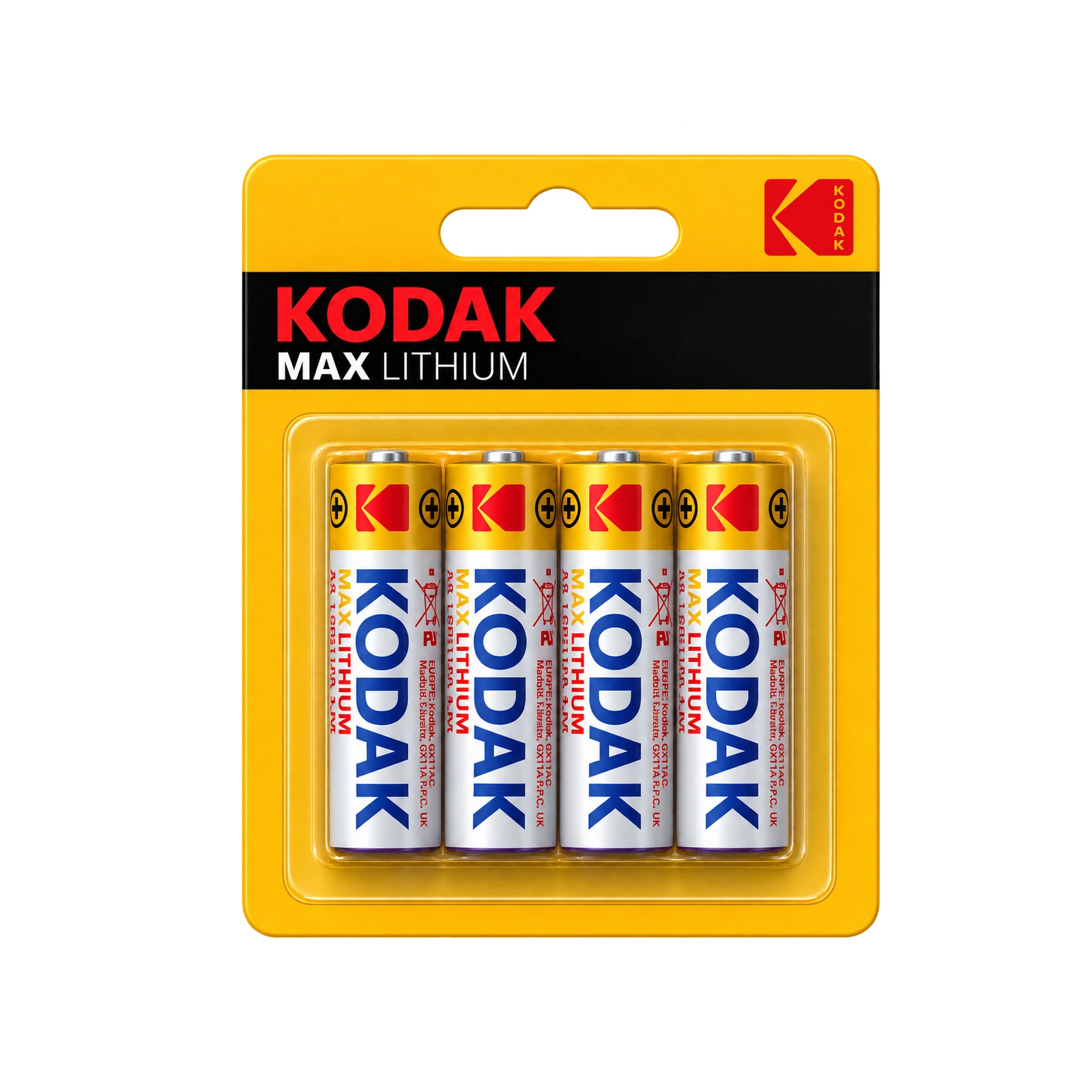 KODAK MAX Lithium Batteries KODAK MAX Lithium Batteries