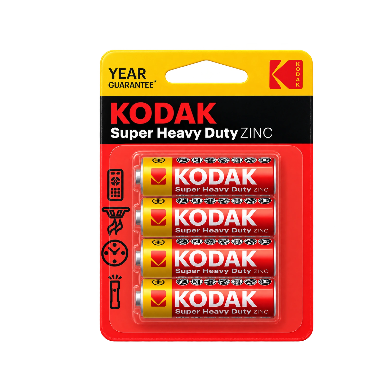 KODAK SUPER HEAVY DUTY Zinc Batteries KODAK SUPER HEAVY DUTY Zinc Batteries